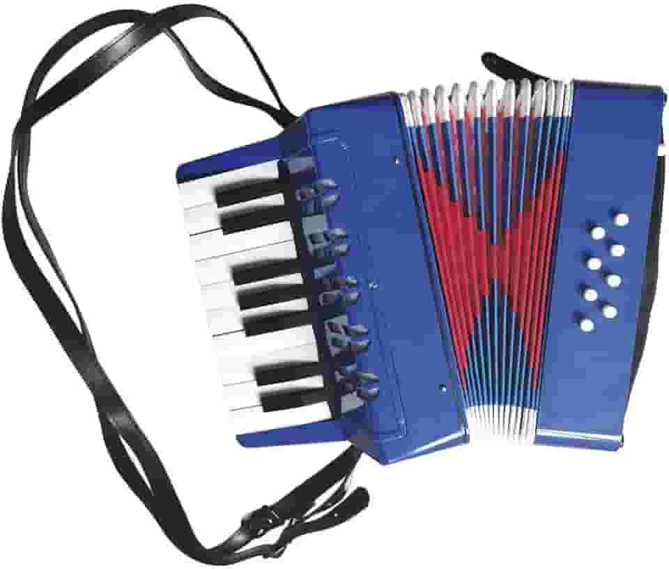 Mini Acordeon Sanfona Musical Infantil Criança 8 Baixos