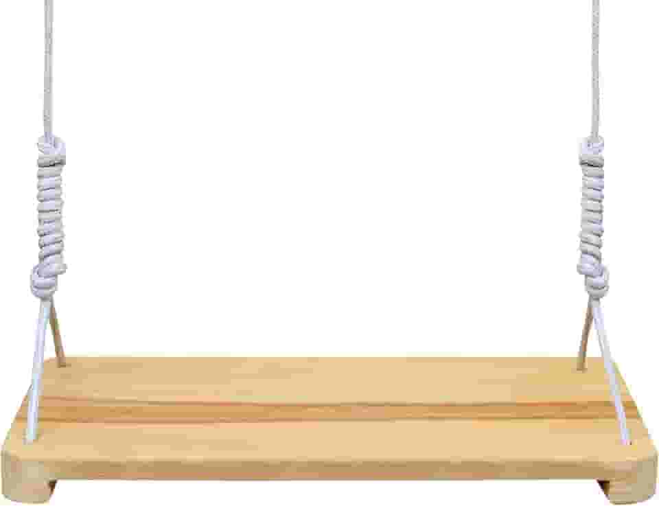 Balanço Infantil de Madeira Reforçado Quintal Varada + Corda 10m