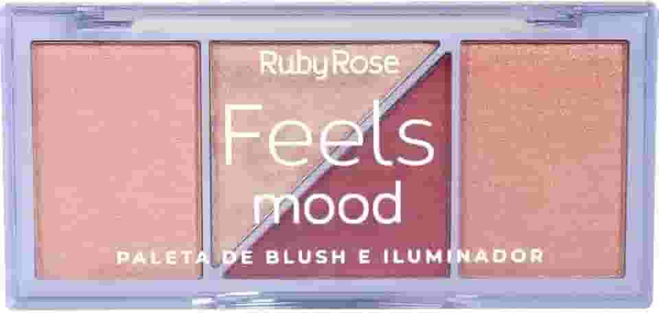 Ruby Rose - Paleta De Blush E Iluminador Feels Mood Hb75292