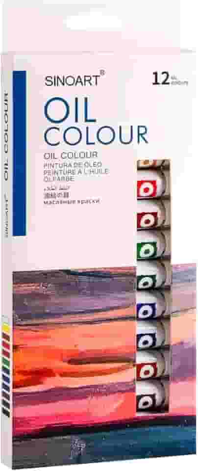 TINTA OLEO SINOART 12 CORES 12ML SFP007