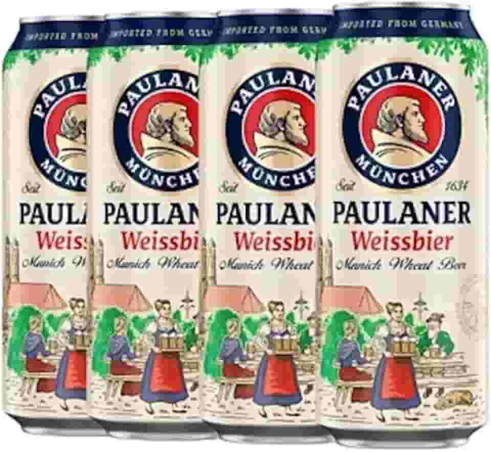 Cerveja Alemã Paulaner Weissbier Lata 500ml (4 Unidades)