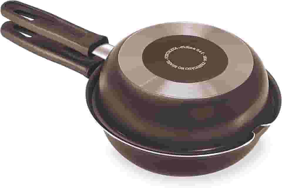 Omeleteira/Sanduicheira Baby Alumínio Fortaleza Preto