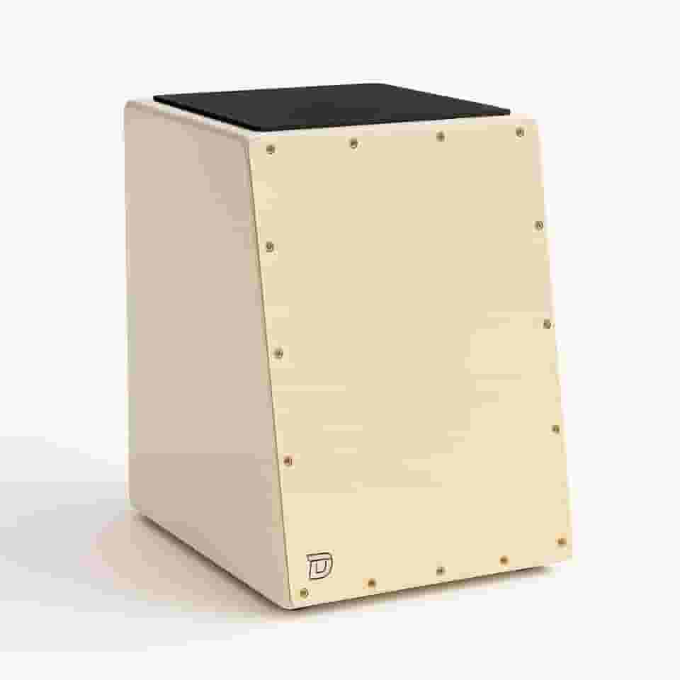Cajon Instrumento Acústico De Percussão Esteira Inclinado Profissional Madeira