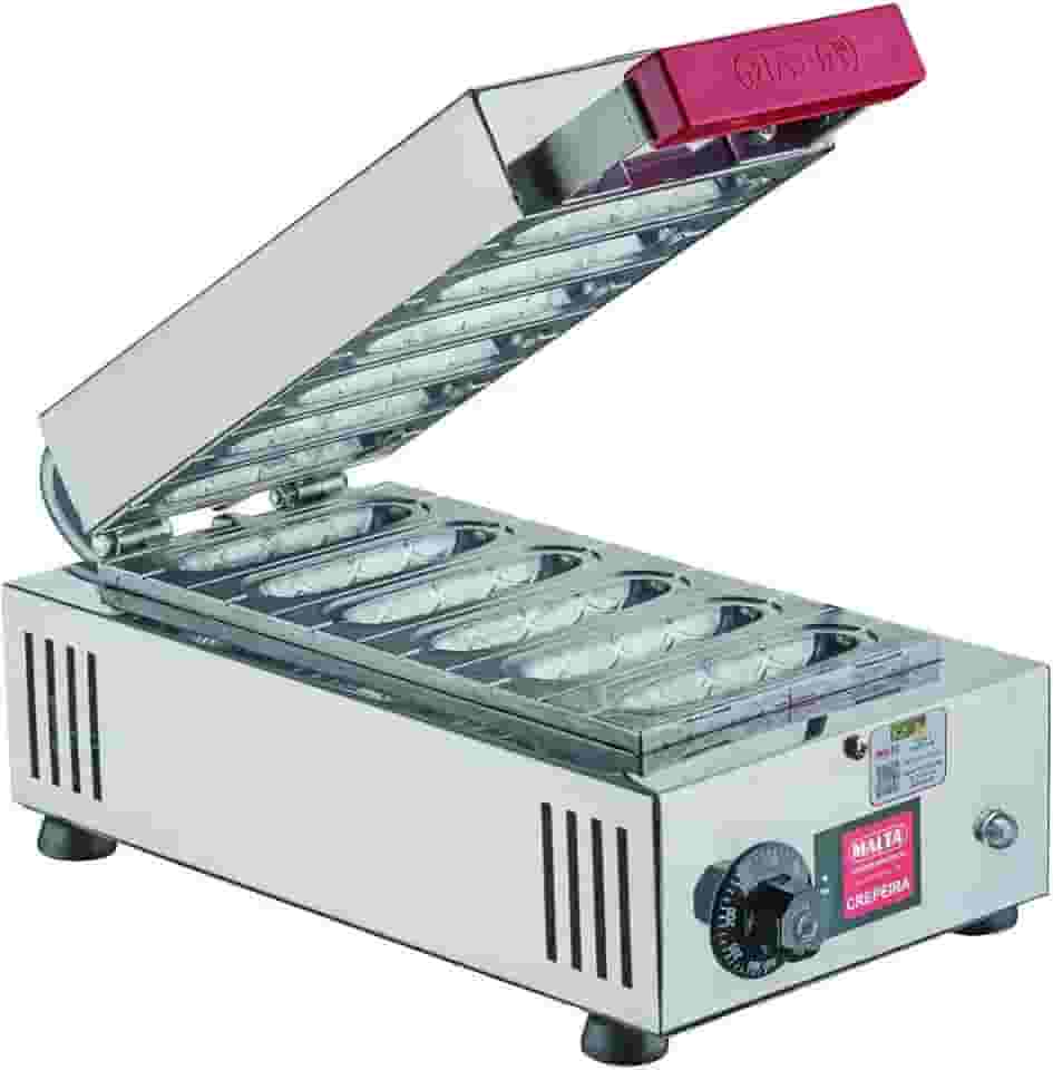 Máquina De Crepe Antiaderente Com 6 Cavidades - 6110 - Malta 127v