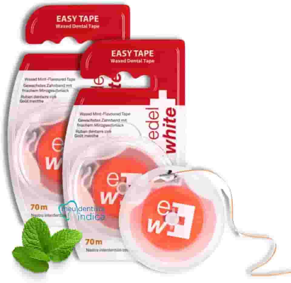 Fita Dental Encerada - Edel White - 70 mts - 2 UNIDADES