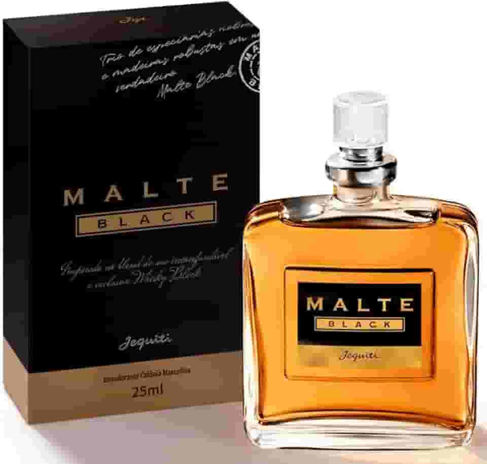 Colônia Masculina, Malte Black, Jequiti, 25 Ml