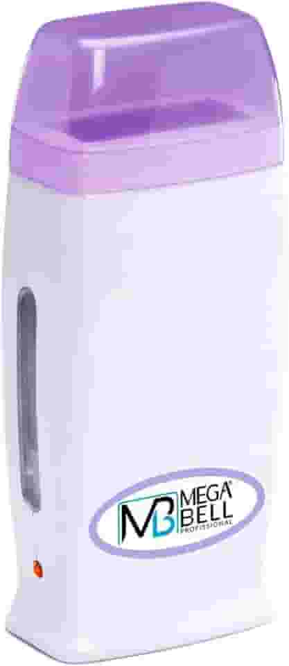 Mega Bell, Aquecedora de cera para depilação Roll-on, Cera-Matic Roll-on, Sem refil, Bivolt, Branco com detalhes em lilás
