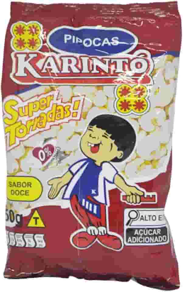 Pipoca Super Torradas Sabor Doce 50gr Karintó (10 unidades)