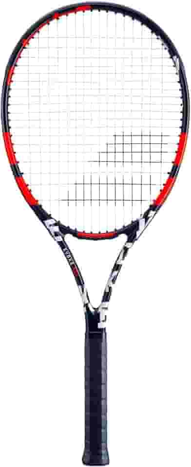 Babolat Raquete de tênis Evoke 105 Strung (Preto/Laranja)