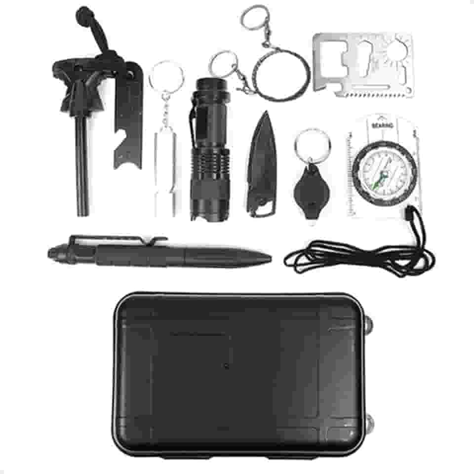 Kit de Sobrevivência Completo Lorben Tático Emergência Defesa Pessoal Viagem Camping Acampamento-GT6367