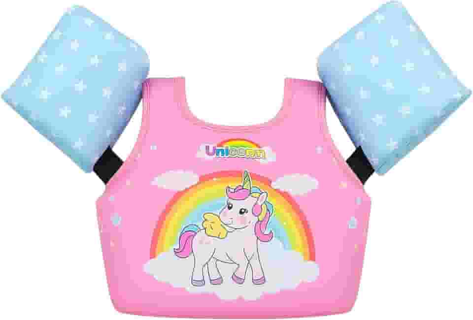 Boia Infantil Tipo Colete (Flutuador) Não Fura, Ajustável, Não-Inflável