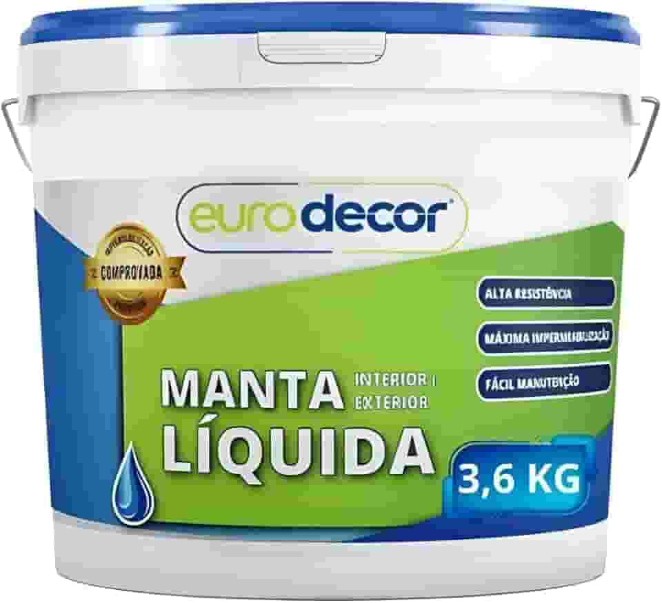 Manta Liquida Impermeável para Pisos e Paredes - 3,6Kg - Crômio