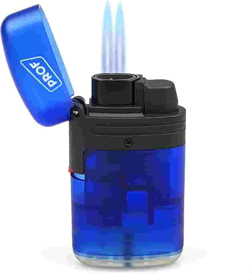 Isqueiro Maçarico Prof Double - Translucent (Sortido)