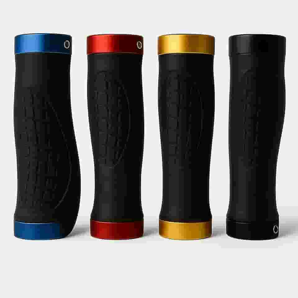 Par de Manoplas Ergonômicas para Guidão de Bicicleta MTB Speed com Trava – Conforto Antiderrapante, Estabilidade e Controle em Trilhas, Estradas, Passeios e Ciclismo Urbano Durável Bmx Bike