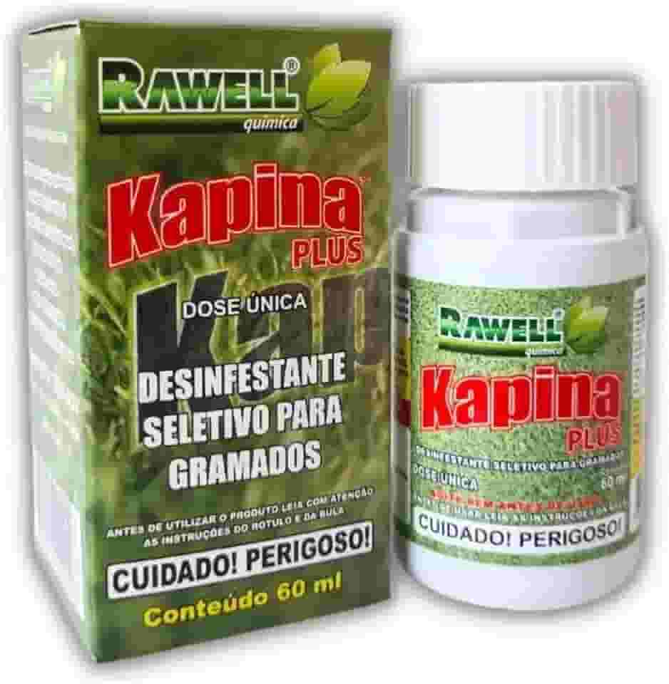 Kapina Plus 60ml Tiririca 100% Folhas Largas Grama Esmeralda