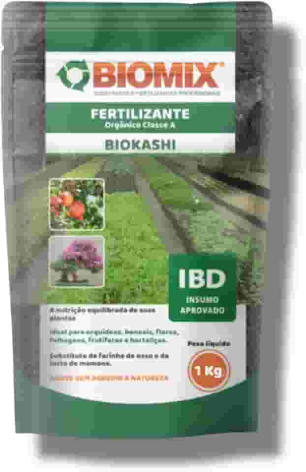 Biomix Biokashi 1kg Fertilizante Orgânico Para Jardim