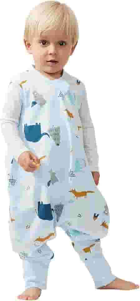 Duomiaomiao Saco de dormir de inverno, saco de dormir infantil, saco de dormir de algodão para bebês