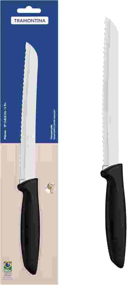Tramontina 23422108 Faca para Pão 8", Preto
