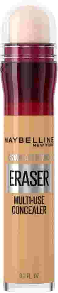Maybelline NY Instant Age Rewind Eraser, Corretivo Líquido Multiuso que Corrige Olheiras e Linhas Finas, Contorna e Ilumina, Alta Cobertura e Fórmula Vegana, Cor 144 Caramel, 6ml