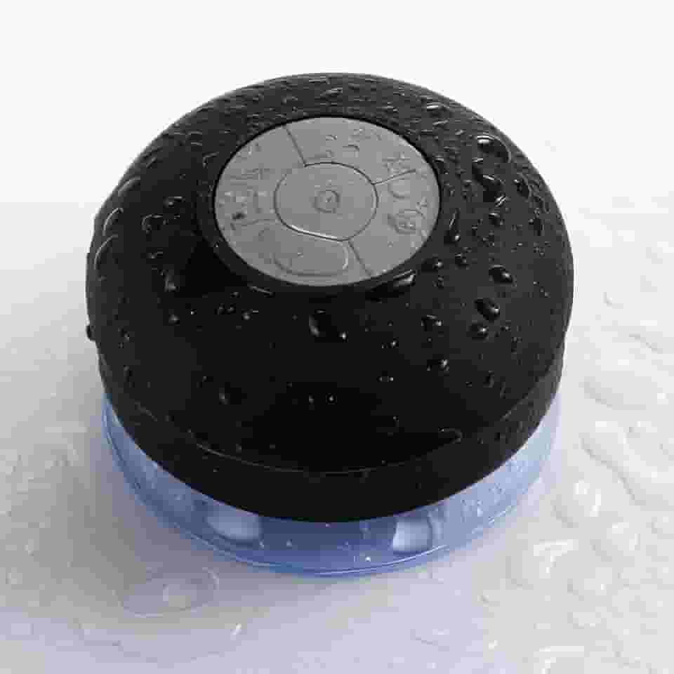 Mini Caixa de Som Bluetooth à Prova D’Água com Ventosa – Som Alto, Bateria e Ideal para Banho e Piscina Duradoura
