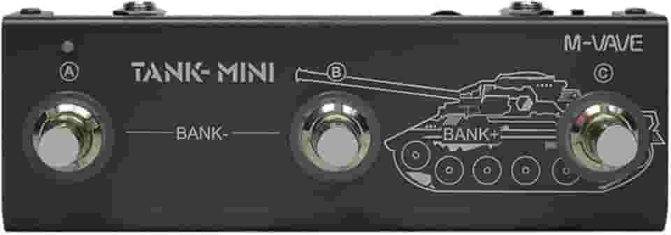 M-VAVE TANK MINI Pedal Multiefeitos para Guitarra/Baixo com 21 Presets, Bluetooth, Bateria Recarregável 7h, Interface Áudio USB, Modelador de Amp e Cab IR - Efeitos Profissionais Portátil