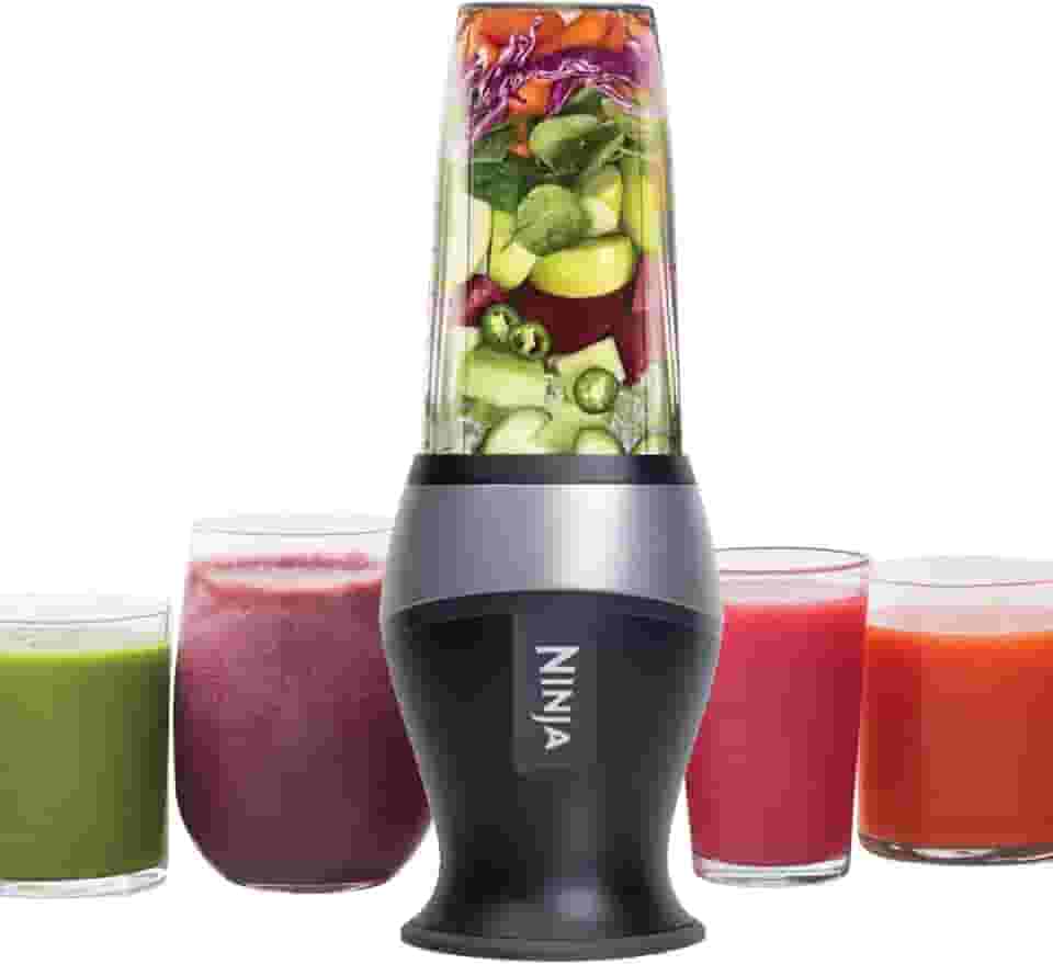 Ninja - Liquidificador Pessoal Compacto, 700 Watts, 2 Copos e 2 Tampas de Bico, Ideal para Smoothies, Batidos e Mistura Congelada