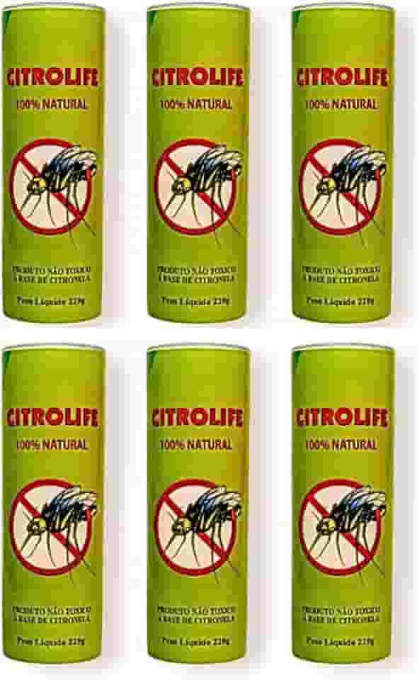 Velas Votiva 7 Dias Repelente Citronela - Citrolife Kit 6 Unidades