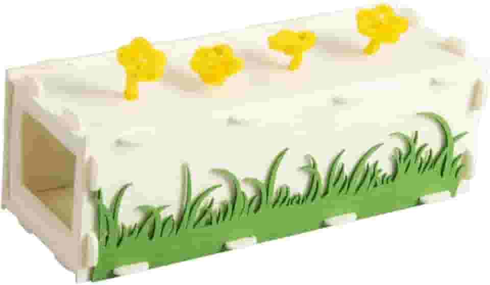 Fenteer Túnel para hamsters, abrigo para porquinhos-da-índia, design removível para ratos e gerbilos, abrigo versátil para roedores, material de feltro, 30x11.5x10cm