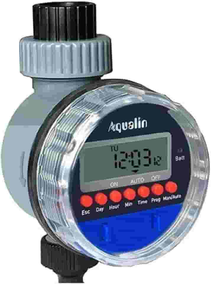Temporizador De Irrigação Digital Timer Para Jardim Hortas Aspersor Fluxo Programável Automático