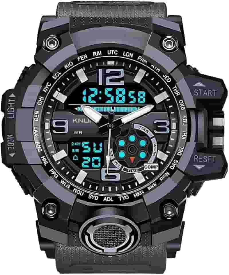 Relogio Masculino Shock Esportivo Grande Resistente À Água