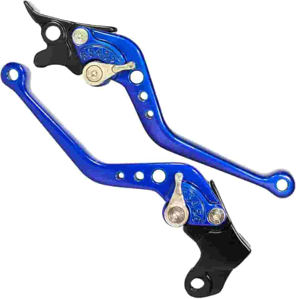 Manete de freio embreagem esportivo a disco NXR125 NXR150 NXR160 Bros XRE300 Falcon Tornado Sahara NX150 NX200 XR200 par (Azul)