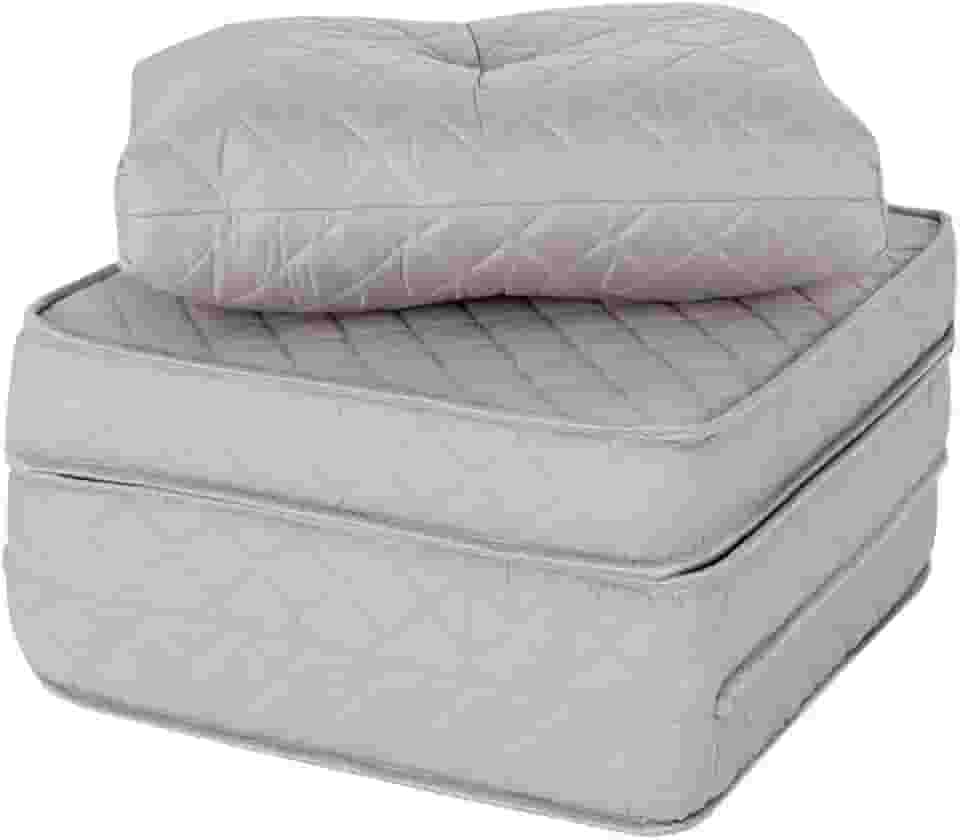 Puff Colchonete Dobrável/Sofa 3 em 1 + Travesseiro Solteiro BF Colchões