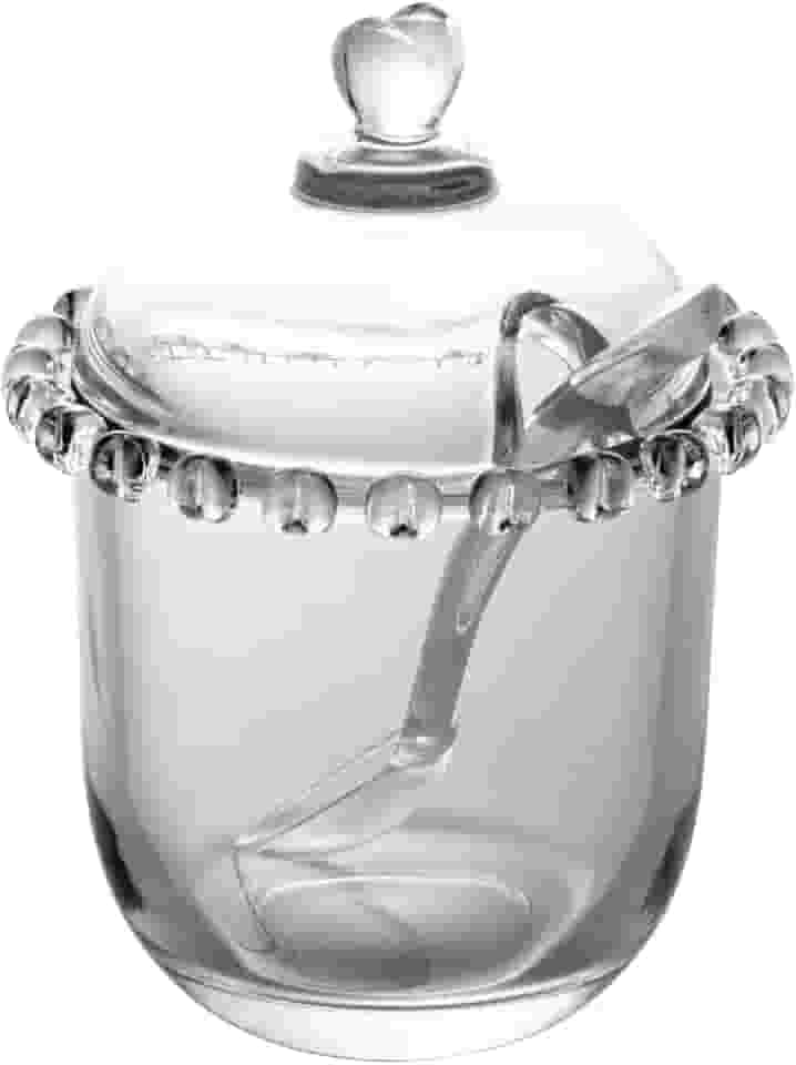 LYOR - Açucareiro de Cristal com Colher Coração 210ml