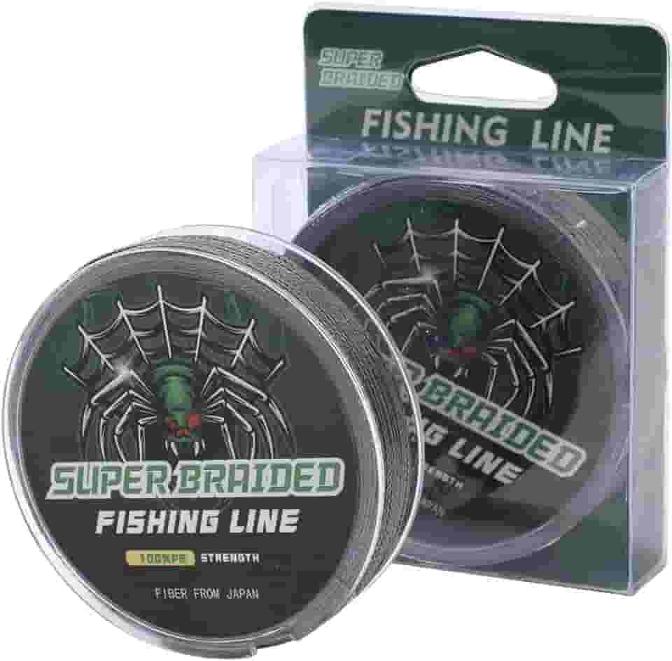 Linha De Pesca Multifilamento 100m PE 4 Fios Linha Trançada 4X Verde Cinza 10lb 16lb 20lb 40lb