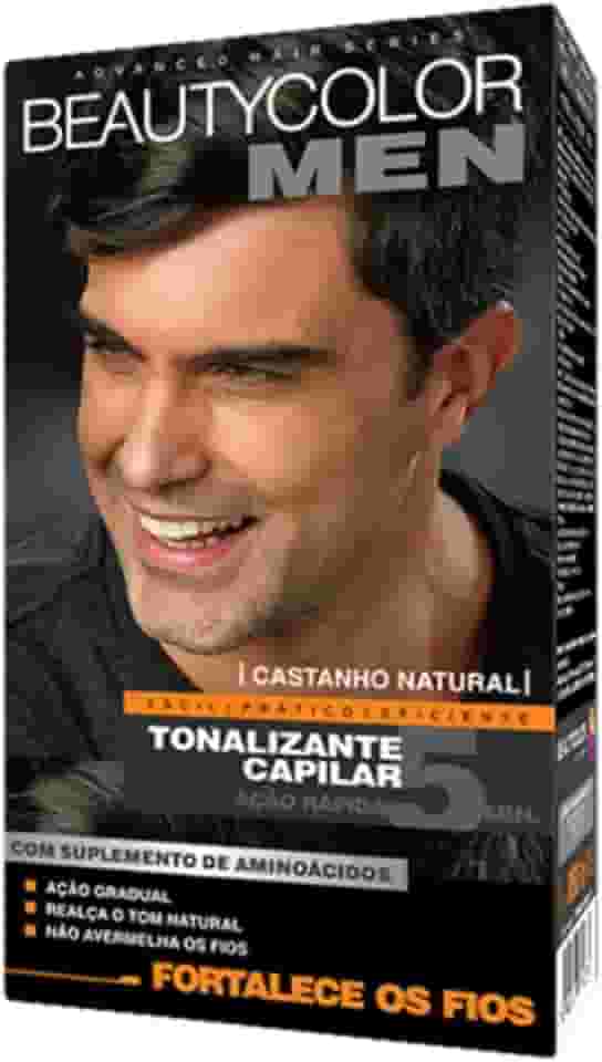 Tonalizante Capilar BEAUTYCOLOR MEN – Castanho Natural