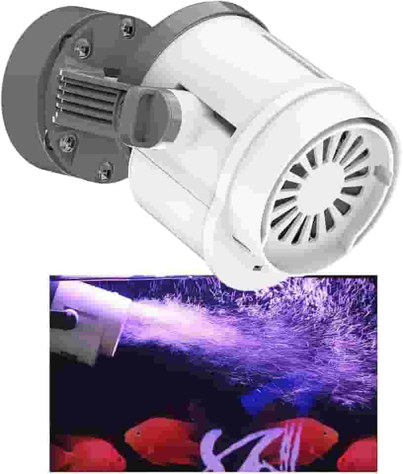 Bomba de Circulação, Gerador de Ondas para Aquários de 8000 L/H, Bomba de água Submersível com Cabeçote para Aquário e Ventosa,Ultra-Silencioso (110V)