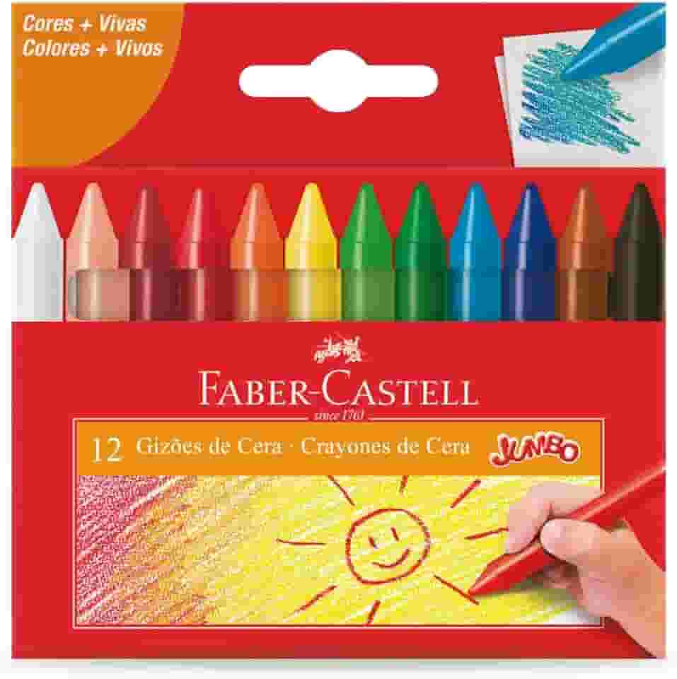 Gizão de Cera Faber-Castell - 12 Cores