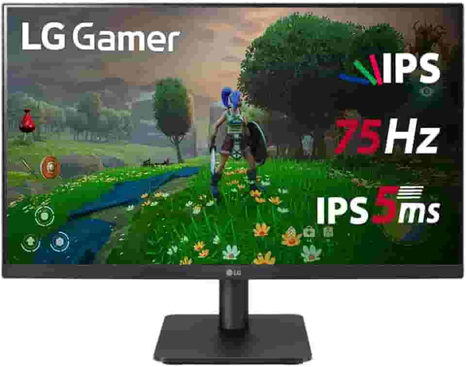 MONITOR GAMER LG 27' IPS FULL HD 75HZ AJUSTE DE INCLINAÇĂO AMD FREESYNC ONSCREEN CONTROL BORDAS FINAS – 27MP400-B.AWZM - LG