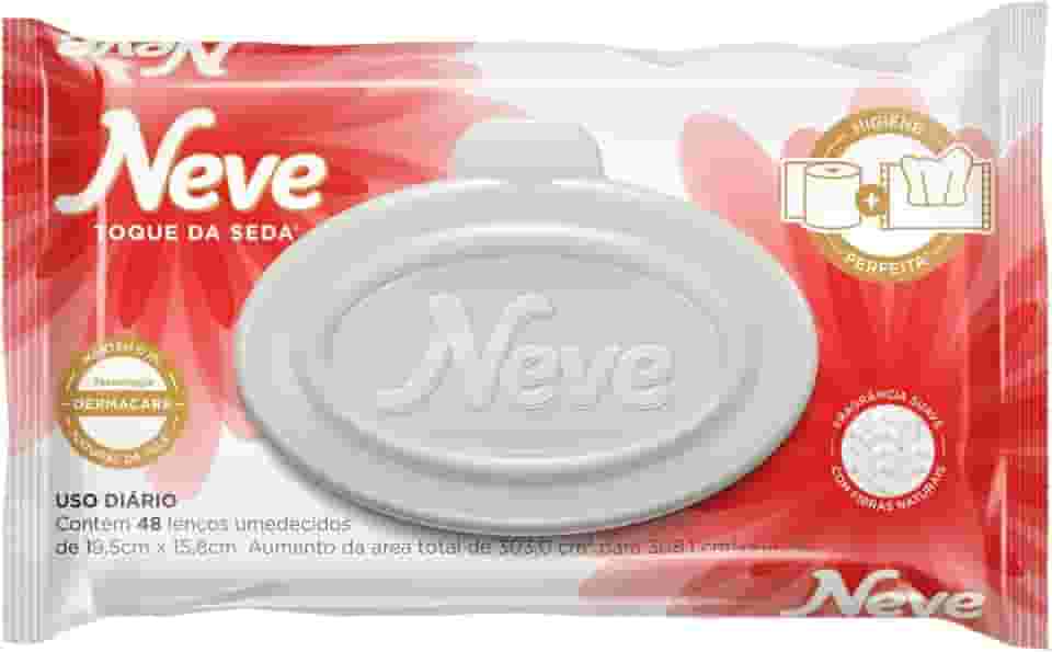Lenço Umedecido Toque da Seda Neve 48 Unidades