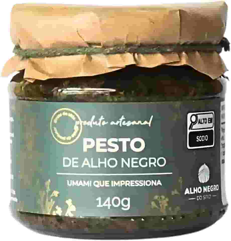Molho Pesto de Alho Negro 140g - Alho Negro do Sítio