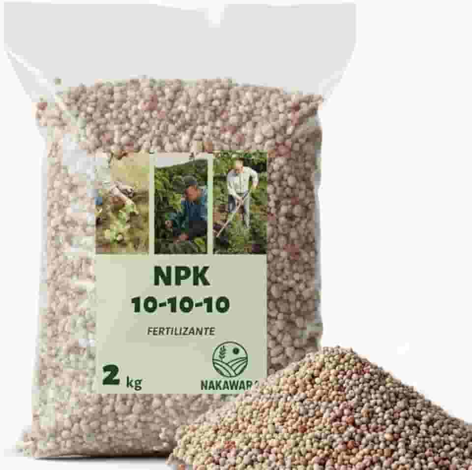 Adubo Fertilizante NPK 10-10-10 2 kg – Nutrição Balanceada para Flores, Hortas, Frutíferas e Gramados – Fertilizante Granulado Uso Geral, Alto Rendimento e Crescimento Saudável