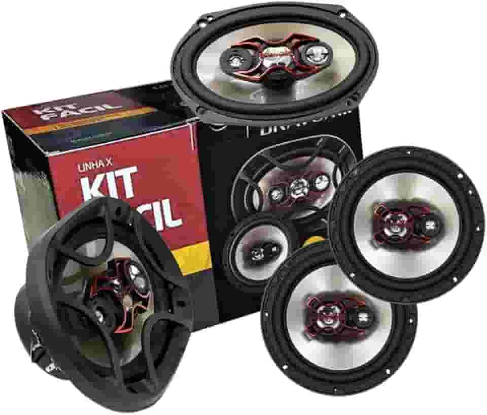 Kit Alto Falantes, Bravox, Kit Fácil X, B4X69X X2 + B3X60X X2