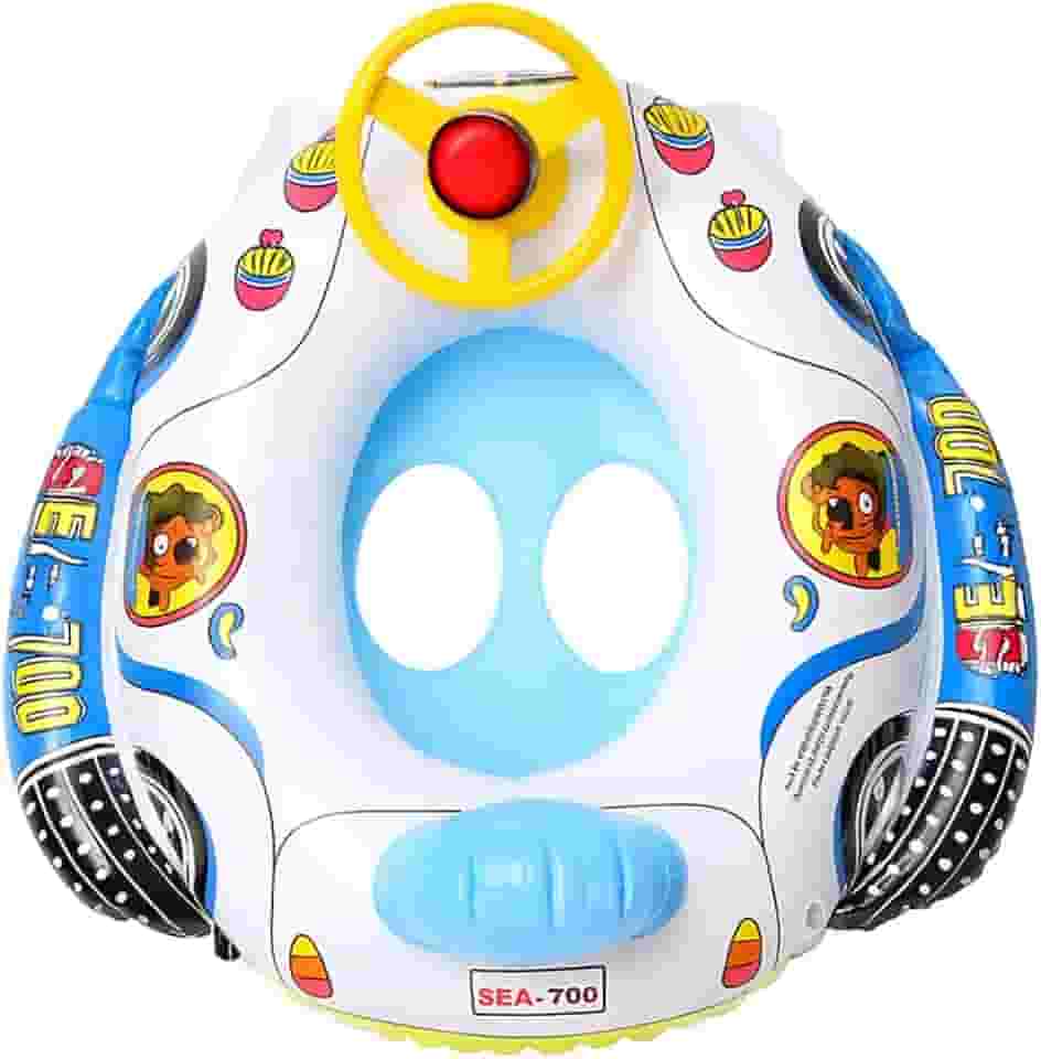 Boia Inflável Infantil com Assento – Modelos Animais, Carros, Unicórnio, Tubarão e Muito Mais – Brinquedo de Piscina e Praia para Crianças