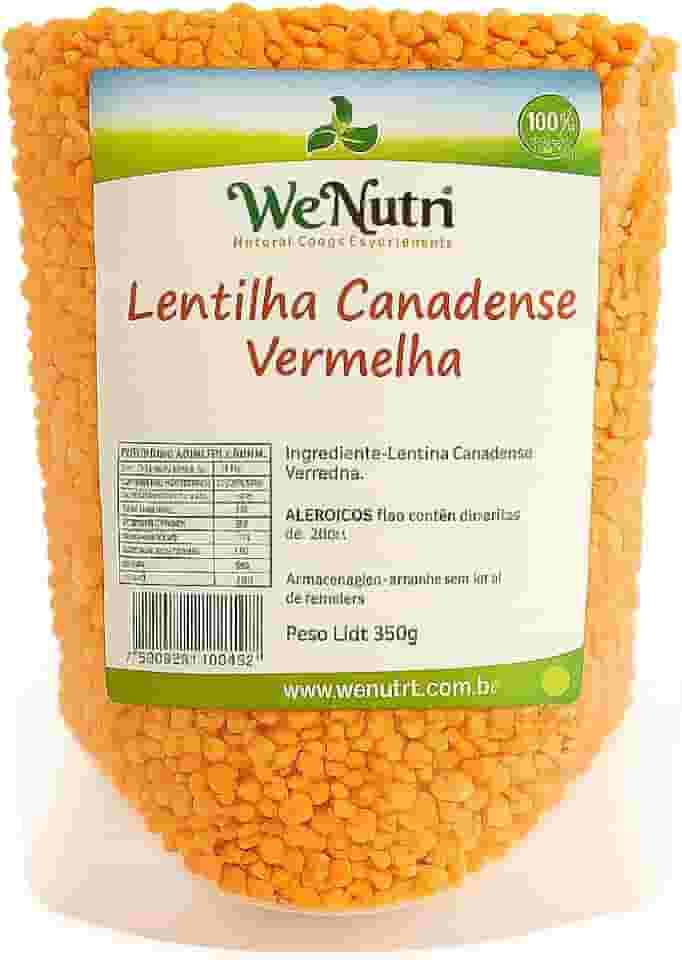 Lentilha Canadense Vermelha 250g Wenutri