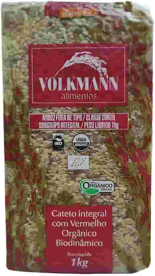 Arroz Cateto Integral Orgânico Vermelho Biodinâmico 1kg - Volkmann