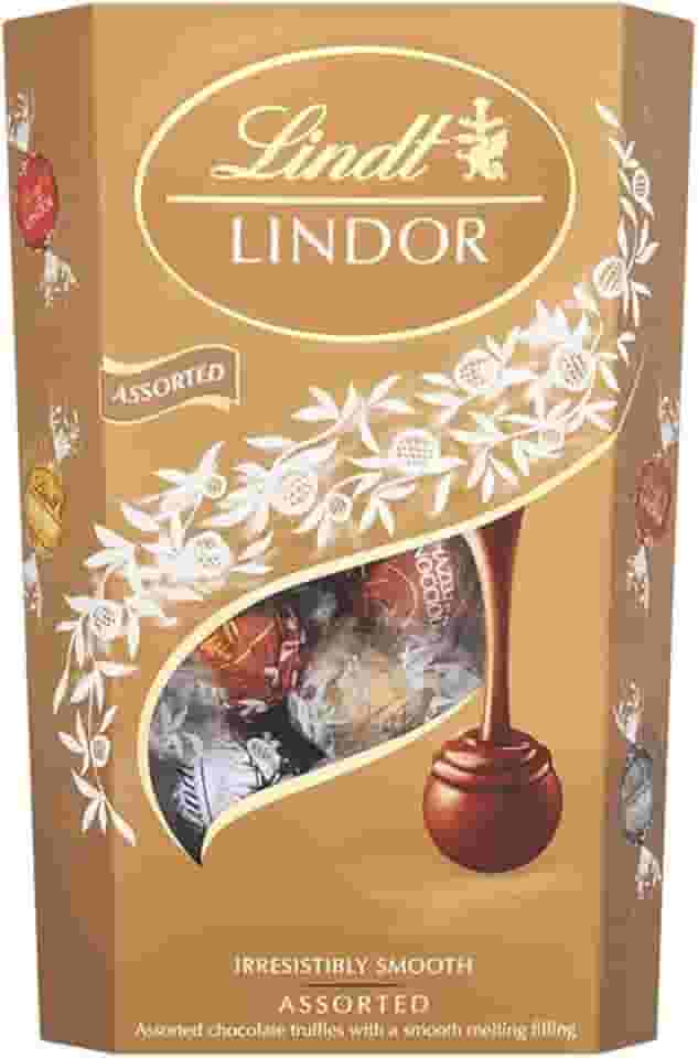 Bombom de Chocolate Suíço Lindt Lindor Sortido, 1 Caixa de 200g