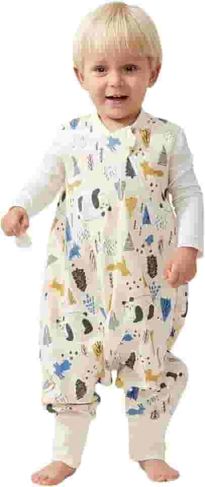 Duomiaomiao Saco de dormir de inverno, saco de dormir infantil, saco de dormir de algodão para bebês