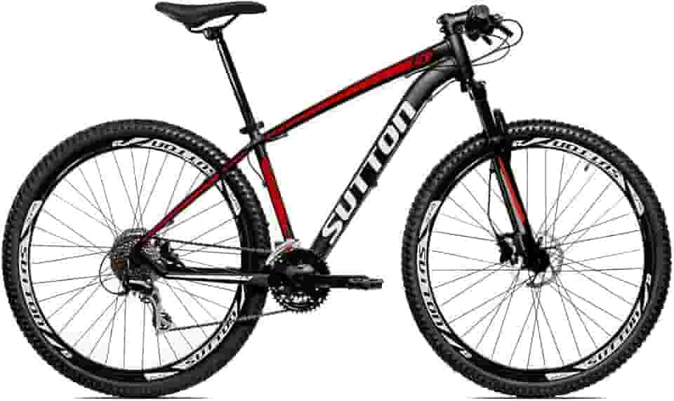 Bicicleta Aro 29 Sutton Extreme 21V Shimano Freio a Disco Quadro de Alumínio 21 Marchas com Suspensão Com Trava e Regulagem