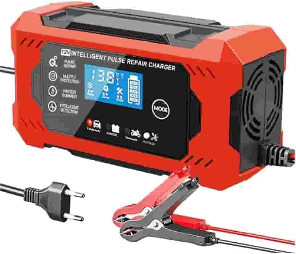 Carregador de bateria 12v inteligente carro moto - Bivolt