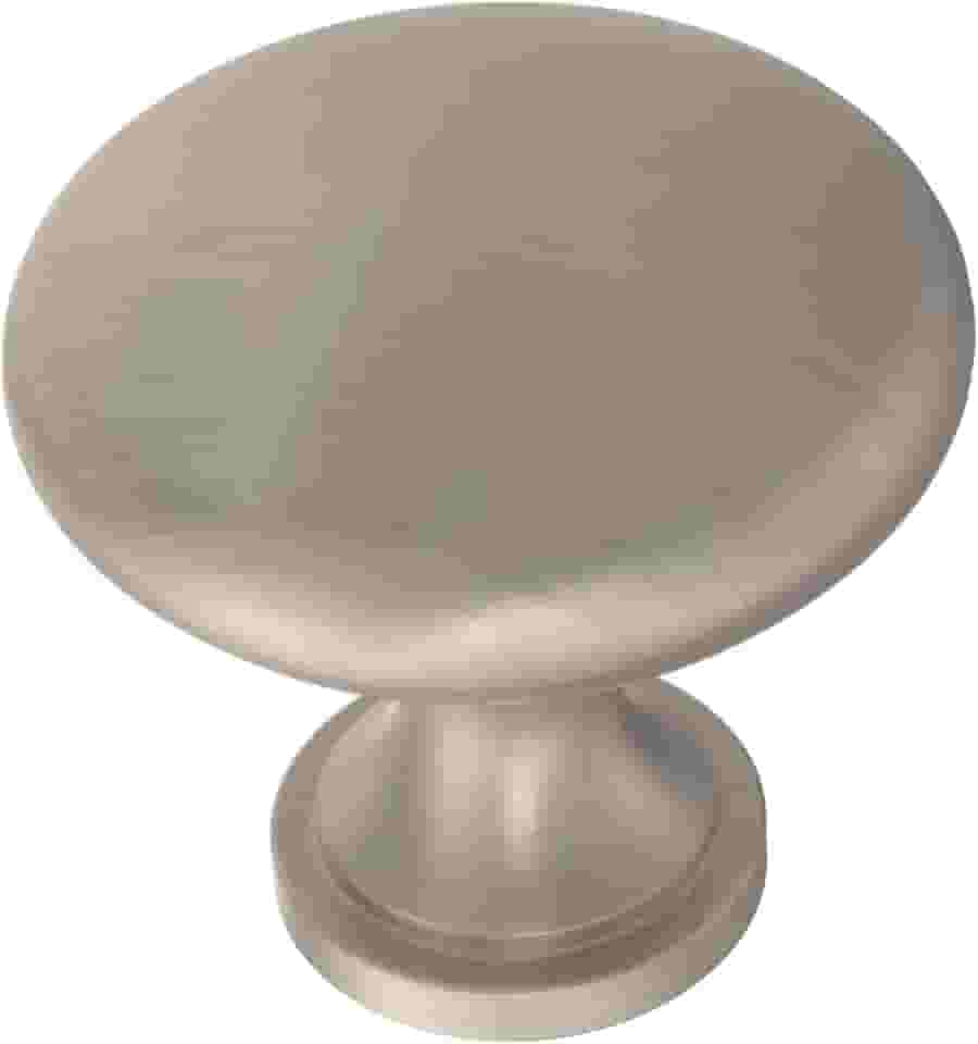 Franklin Brass Puxador de armário Garrett, níquel acetinado, puxador de gaveta de 3 cm x 2,9 cm, pacote com 10, P42354Z-SN-B